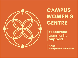 Mural & logo design for University of Lethbridge Campus Women's Centre (2020)